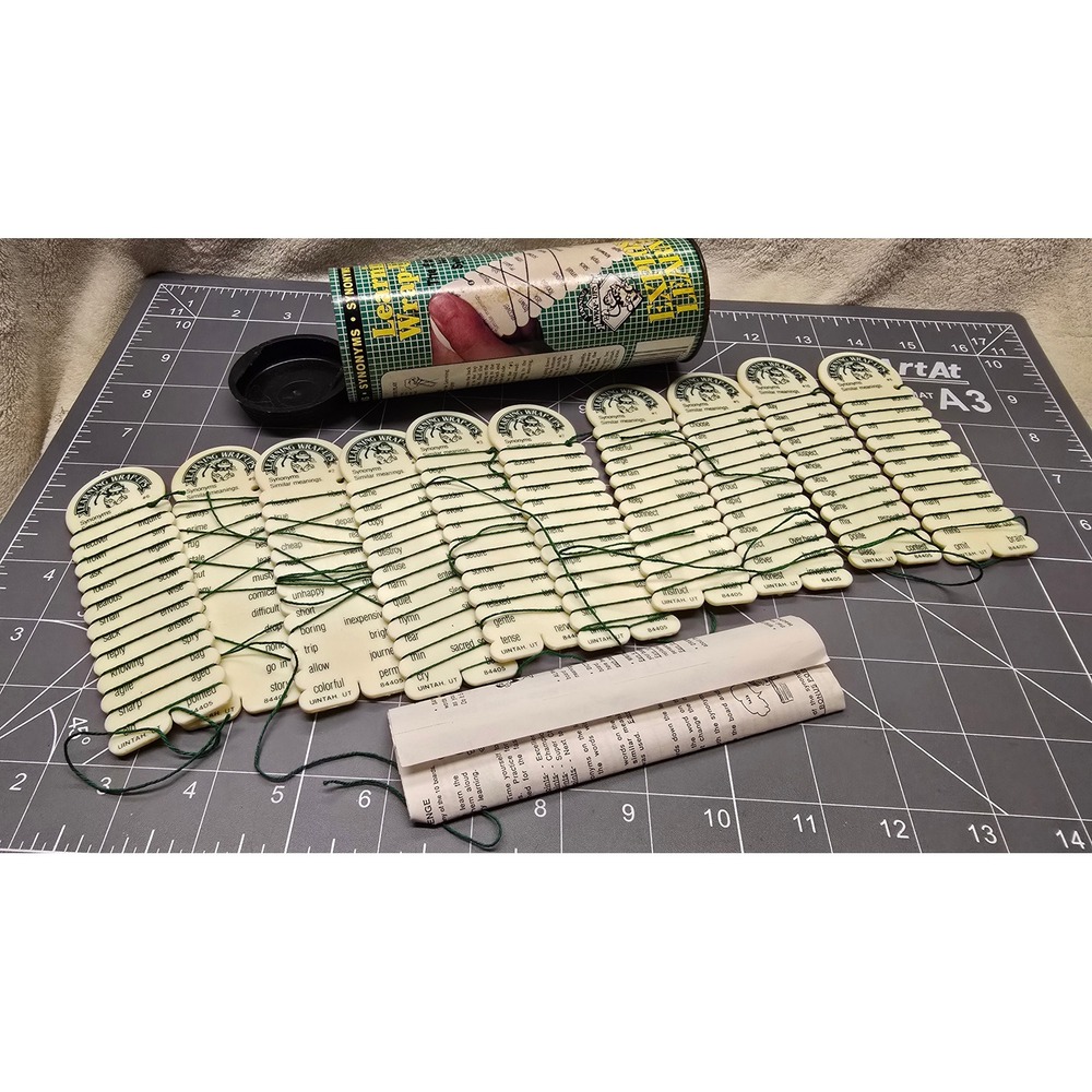 Learning Wrap-Ups Synonyms Educational Vocabulary Tool 10 Boards & Canister